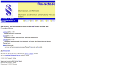 Desktop Screenshot of film-recht.de